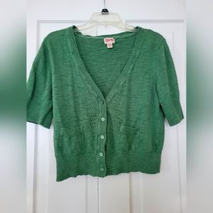 Green button up